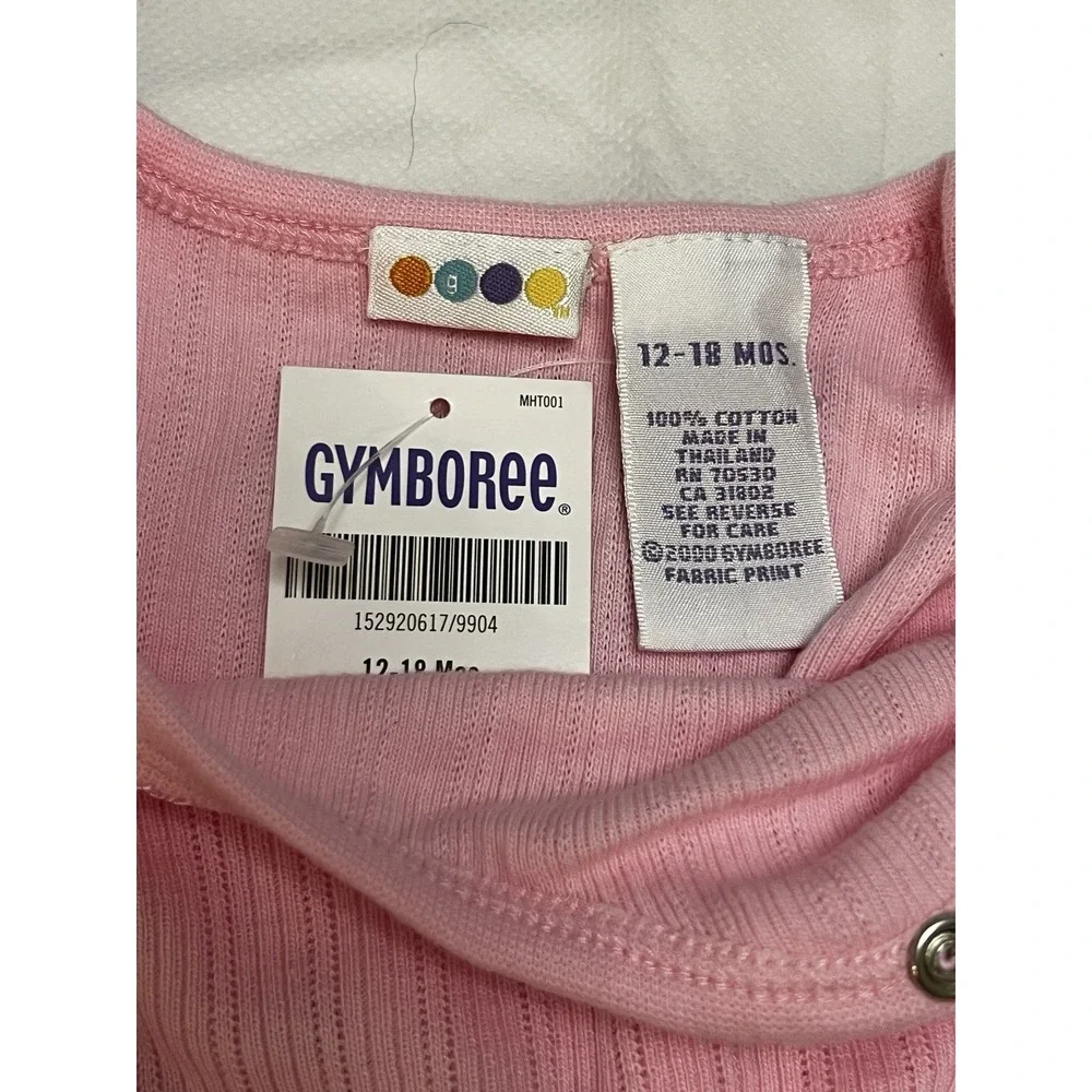 Gymboree Baby Girl Bodysuit Lot 4 Pc Cotton Basics Romper One Piece Vtg Y2K